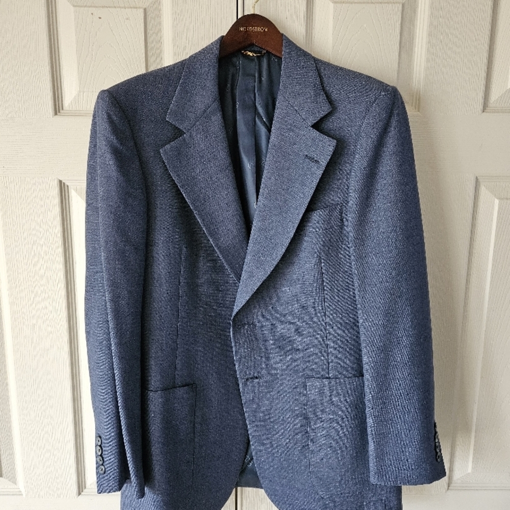 Hart Schaffner & Marx / Christian Dior Blue Blazer